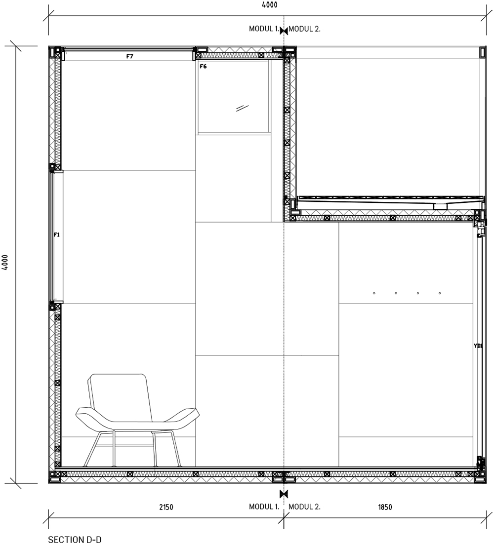 Archisearch - Tham & Videgård / Tree Hotel, Mirrorcube, Section